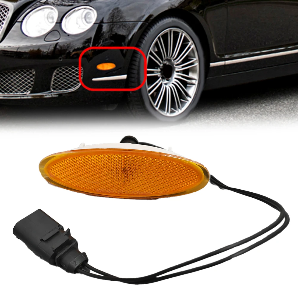 

Front Bumper Side Turn Signal 3W0945072F 3W0945071F 12V Yellow Light Turn Signal For Bentley For Continental GT GTC 2004-2011