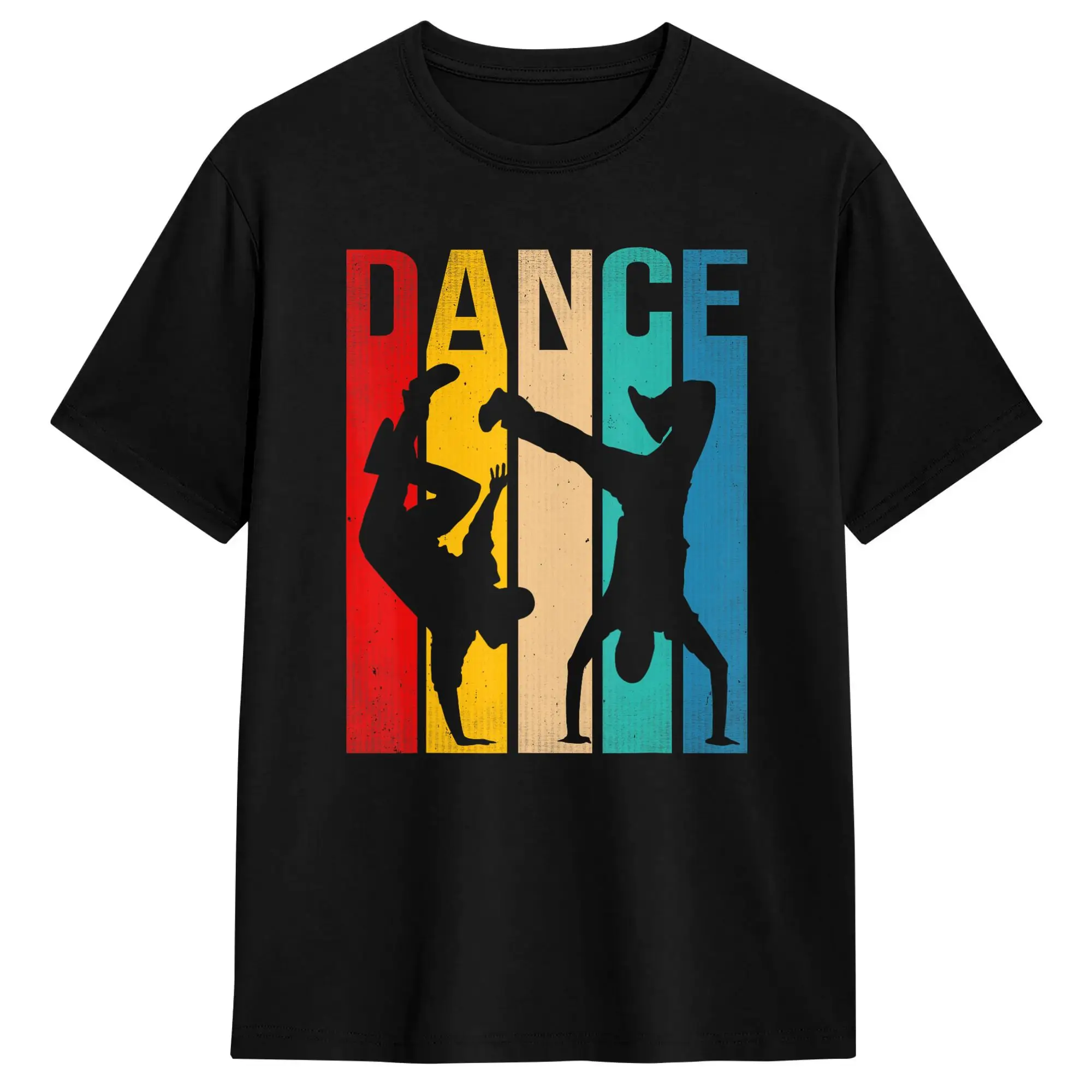 Breakdancing Boy Dance T Shirt Summer  Y2K Fun T-Shirts 100% Cotton Hip Hop Tee Shirt For Mens Casual Tops