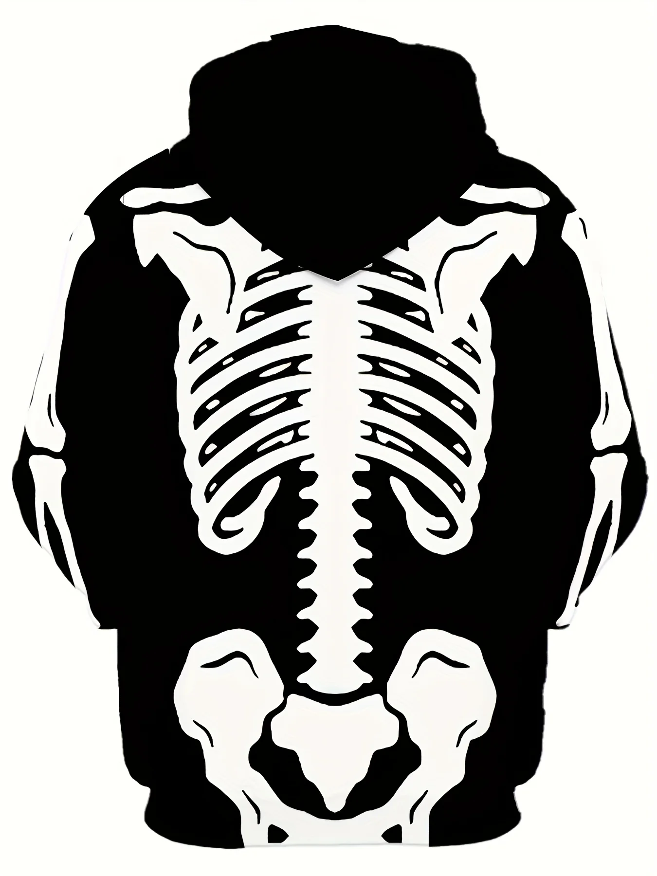 جديد وصول عادية الشتاء الخريف الهيكل العظمي نمط ثلاثية الأبعاد مطبوعة هوديي وسراويل مجموعة رياضية 2 قطعة مجموعة ملابس رياضية الرجال الملابس Su #3