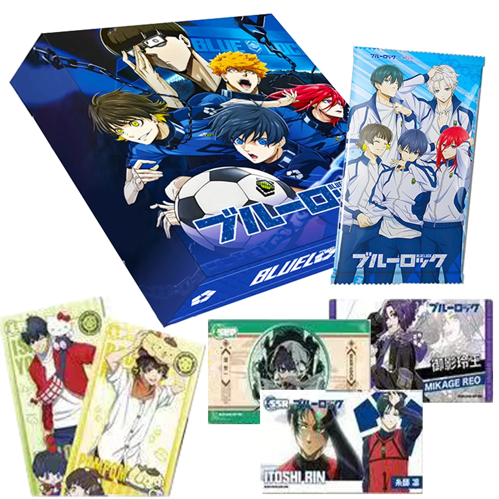 

Wholesale BLUE LOCK Card For Child Football Themed Youth Anime Nagi Seishiro Rin Itoshi Limited Game Collection Card Kids Gifts