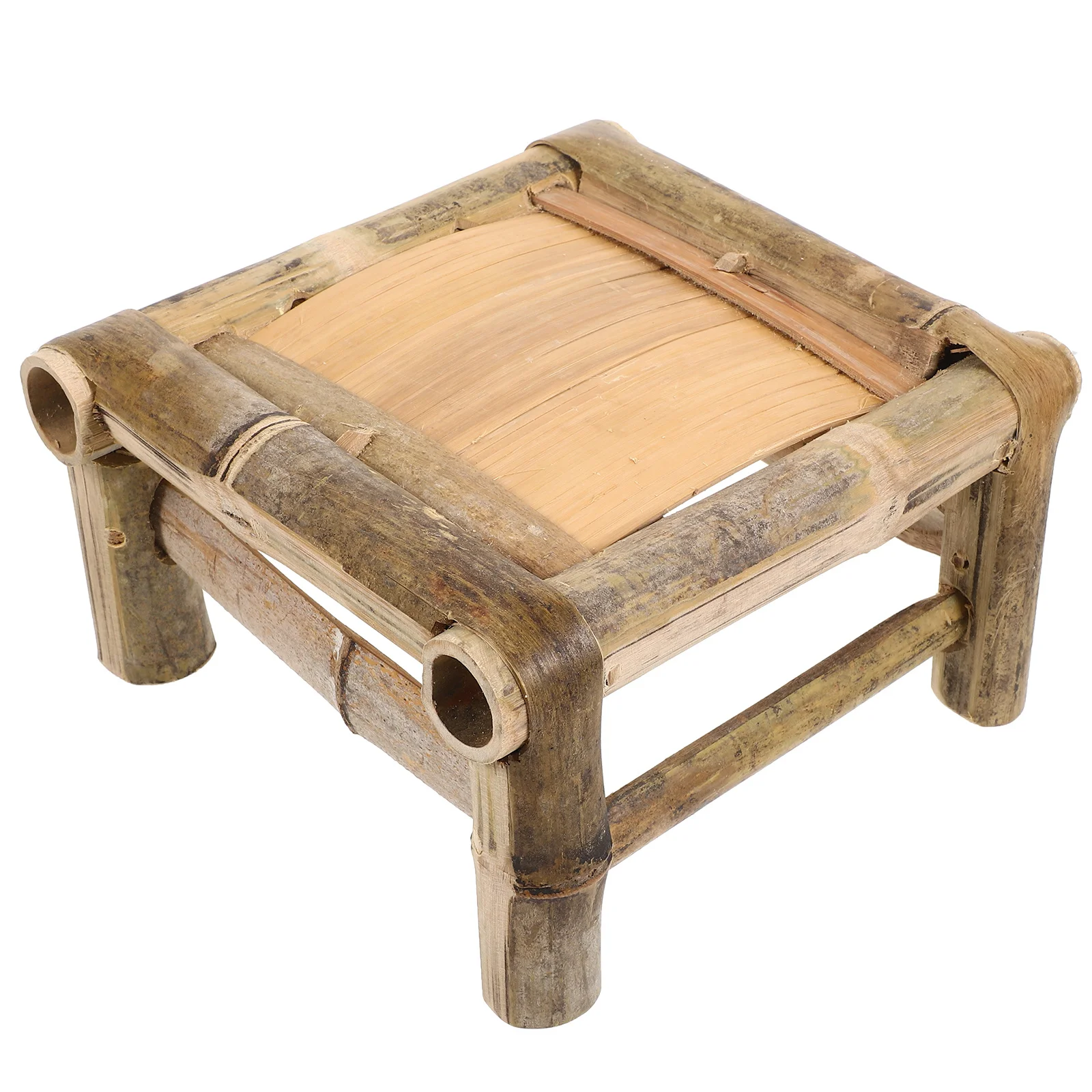 Bamboo Stool Small Low Comfortable Non-Slip Lightweight Step Stool for Home Bathroom Kitchen Footstool Small Bamboo Stools