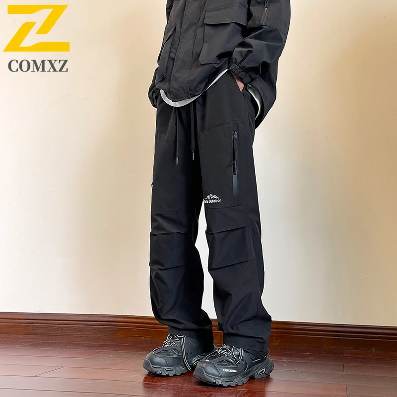 

2025 New Men's Casual Pants Trendy Versatile Waterproof Breathable High Street Work Pants Outdoor Camping Hiking Charge Pants