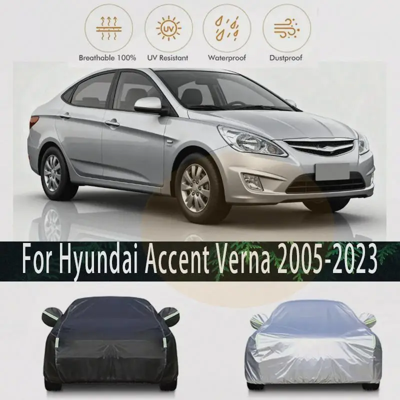 

For Outdoor Protection Waterproof Dustproof for Hyundai Accent Verna Car Covers