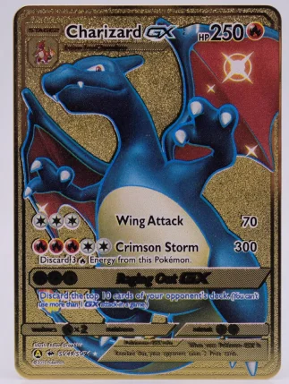 Neue 2026 Poke Metallkarten Englische Anime Charizard Arceus Mewtwo Blastoise Vmax GX V Buchstaben Spiel Sammelkarten Kinderspielzeug Geschenk – Detail 6