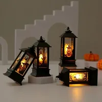 Halloween Decorations Ghost Led Candle Light Witch Castle Pumpkin Hanging Owl Lamps LED Lantern Lamp Haloween Party Decor Props