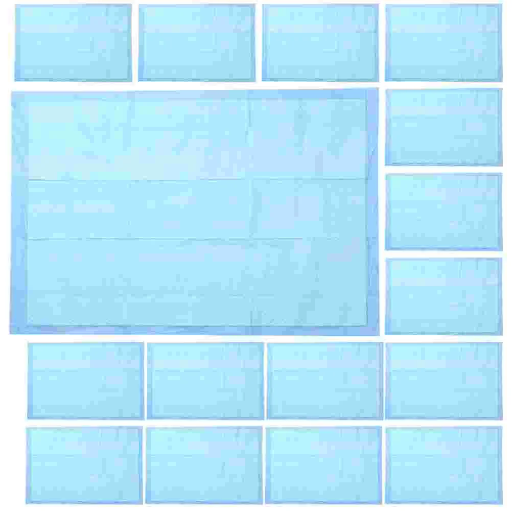 

50 Pcs Pet Training Pad Dog Pads Pee Mat for Portable Diapers Puppy Urinal Sky-blue Small Dogs Professional