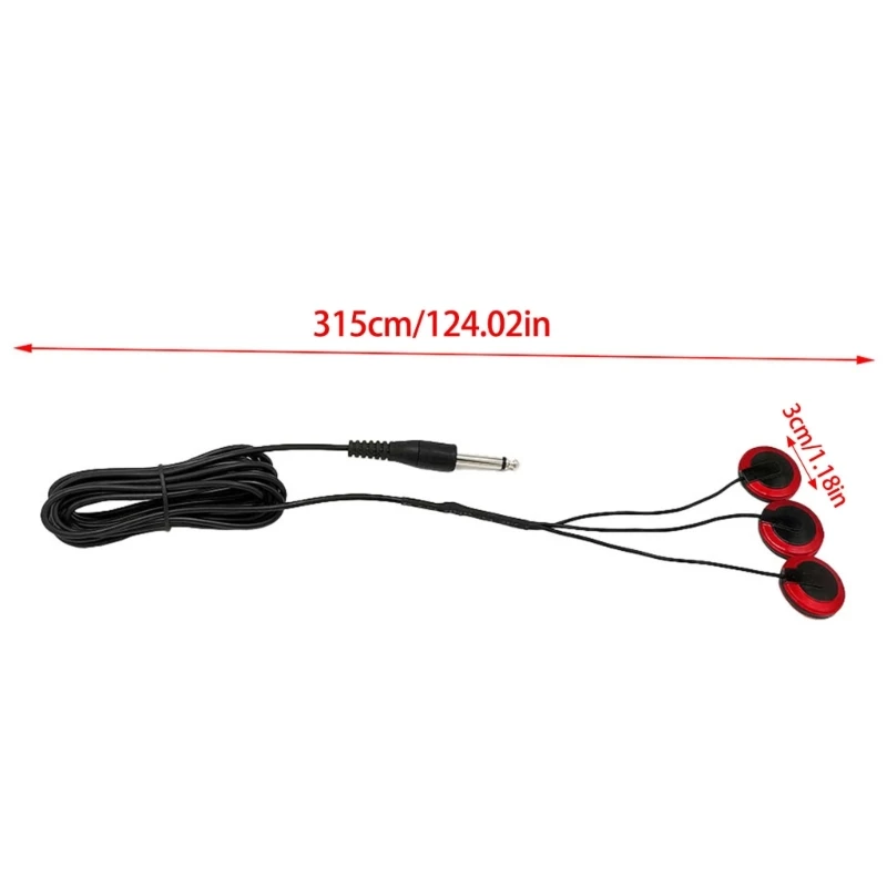 6.35mm Guitar Pickup Piezo Stable Contact Self Adhesive Microphone Pickup For Guitar Bass Violin Banjo Mandolin Ukulele