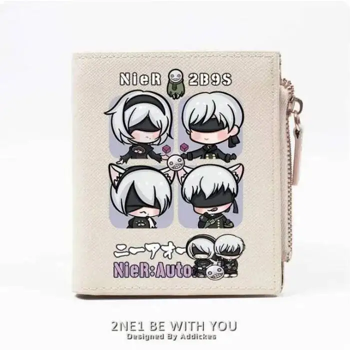 

Nier:Automata Fashion Wallet PU Purse Card Coin Zipper Money Bag Cosplay Gift B596 Anime