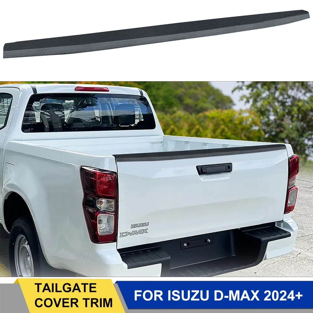 

Tailgate Cover Trim For ISUZU D-MAX DMAX 2024- 2026 Textured ABS Rail Gate Protection Guard Cover Offroad Car Exterior Accessori
