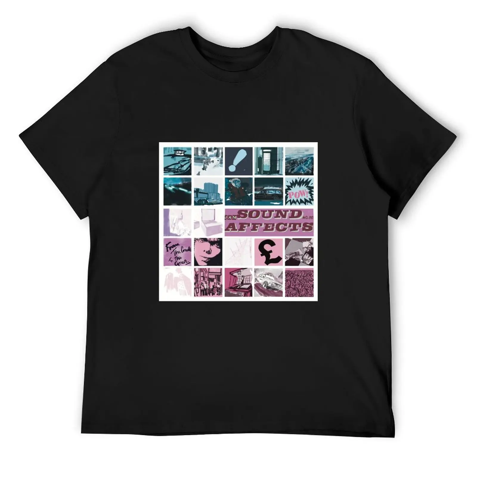 

The Jam - Sound Affects T-Shirt plus size clothes anime stuff gifts for boyfriend Funny t-shirt mens shirts graphic tee