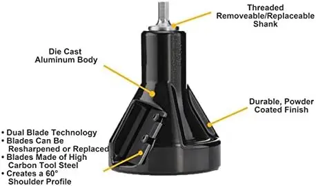 Lumberjack Tools 1", 1-1/2" & 2" Commercial Master Kit (CSK3), Black