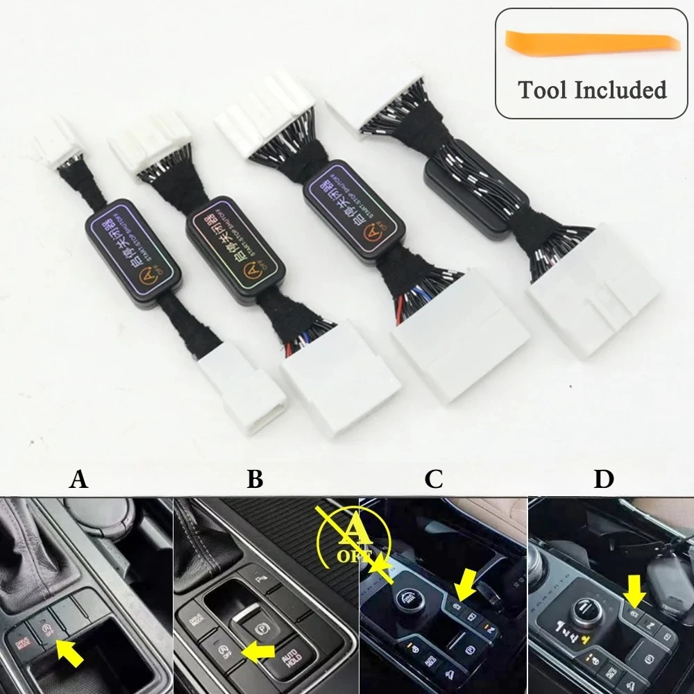 Auto Start Stop Delete Eliminator Engine System Off Closer Device Disable Canceller Control Plug Cable For Kia Sorento 2015-2024