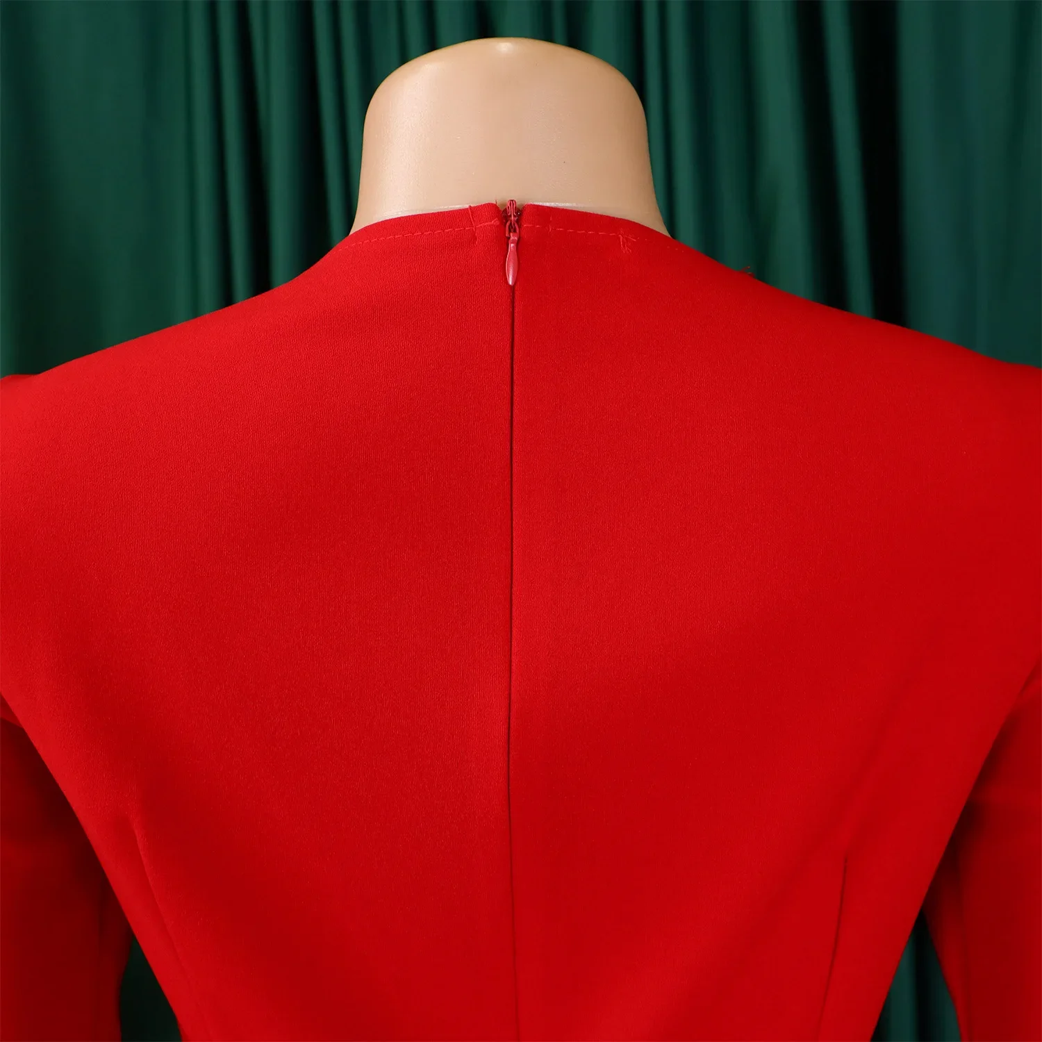 Customized Elegant Dress Women for Wedding Party 2025 Summer African Short Sleeve V-neck Polyester Midi Pleat Dress Dashiki Afri