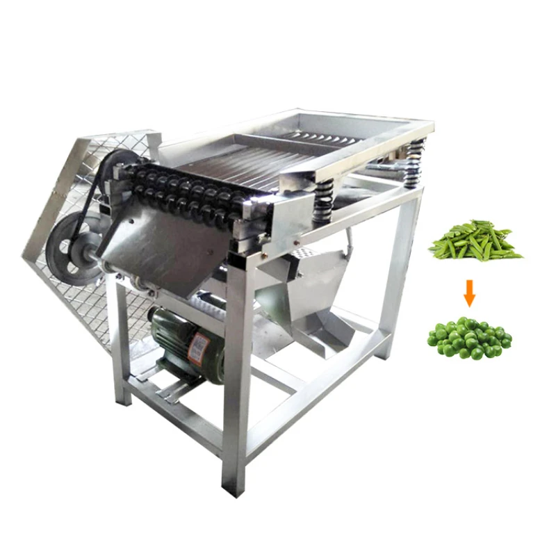 Air Compressor Professional Broad Bean Skin Removing Machine Vertical