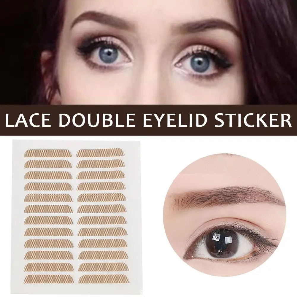 12Pairs/Sheet Invisible Eyelid Sticker Lace Eye Lift Tape Adhesive Eyelid Double Eye Stickers Tape Tools Strips A9V5