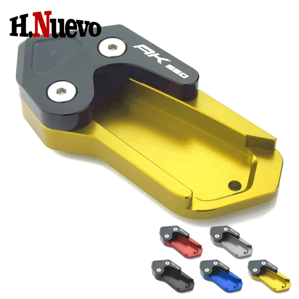 

Motorcycle Accessories For KYMCO AK550 2017-2023 Kickstand Enlarge Plate Foot Side Stand Enlarger Extension Support Pad