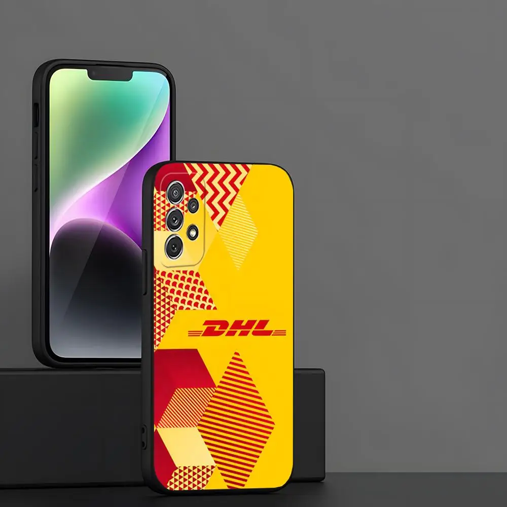 Capa de Telefone D-dhl Express Delivery para Samsung Galaxy A55 A54 A53 A34 A33 A32 FE Ultra S24 S25 S23 S22 S21