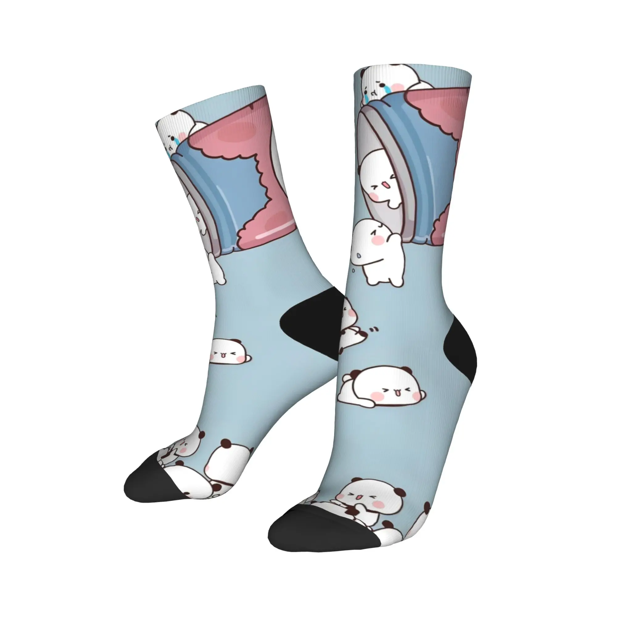 جوارب رجالية جوارب بوبو ودودو للخريف كاواي متوسطة ناعمة جوارب مخصصة للتزلج غير قابلة للانزلاق