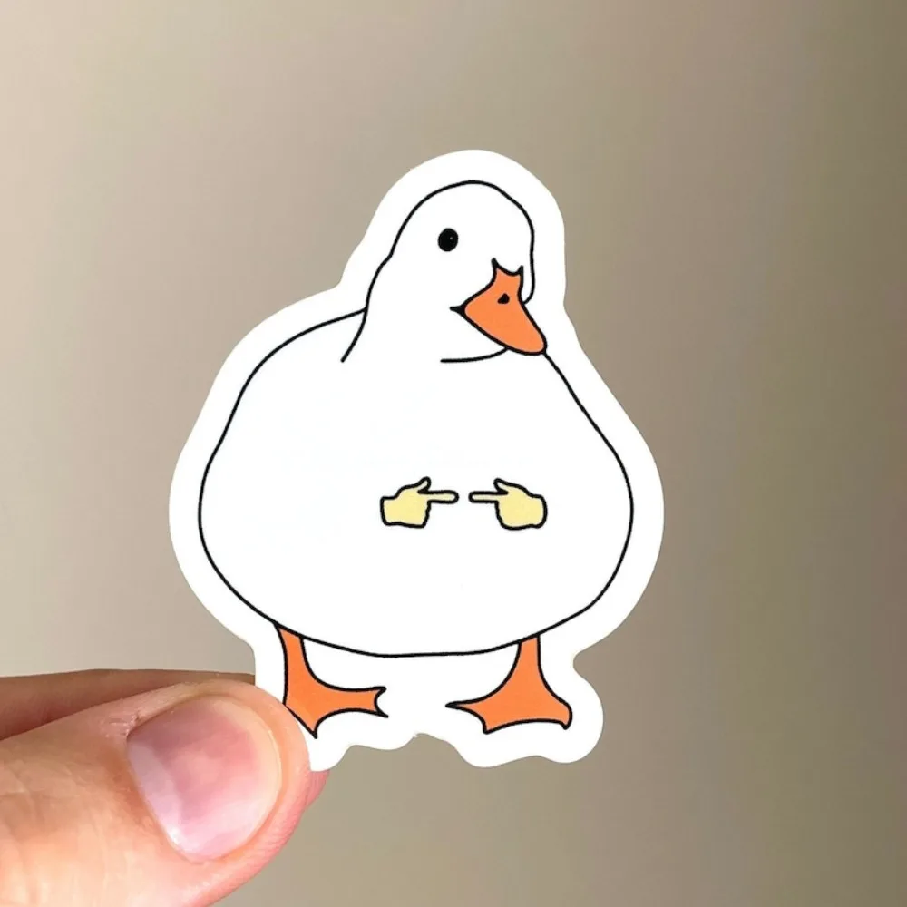 

Shy Goose Stickers - Funny Stickers - Joke Notebook Stickers - Funny Gifts - Furry Stickers - Cup Stickers - Internet Meme