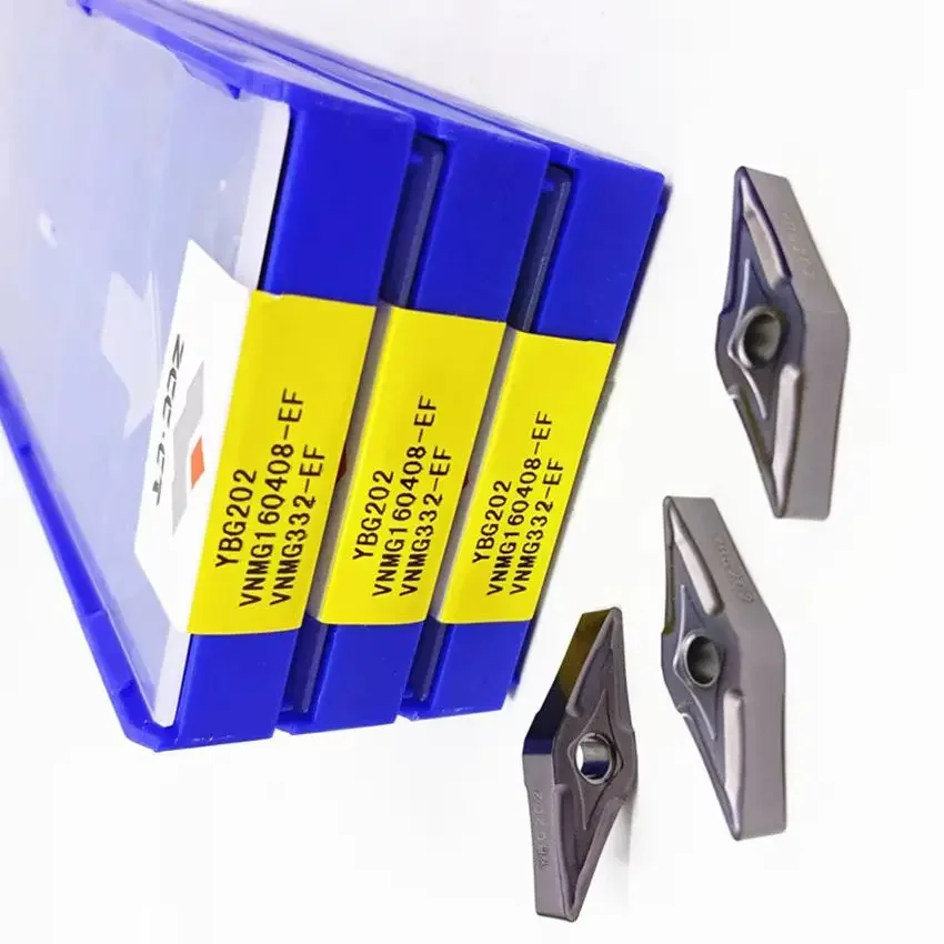 

VNMG160404-EF YBG202/VNMG160408-EF YBG202/VNMG160404-EF YBG205/VNMG160408-EF YBG205 ZCC.CT Твердосплавные пластины для лезвий с ЧПУ 10 шт./кор.