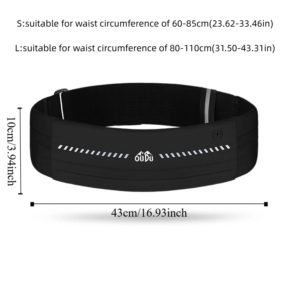 رقيقة جدا الرياضة حقيبة الخصر المحمول إغلاق المناسب متعددة الوظائف تشغيل الخصر حقيبة تخزين سعة كبيرة حقيبة الهاتف الرياضية