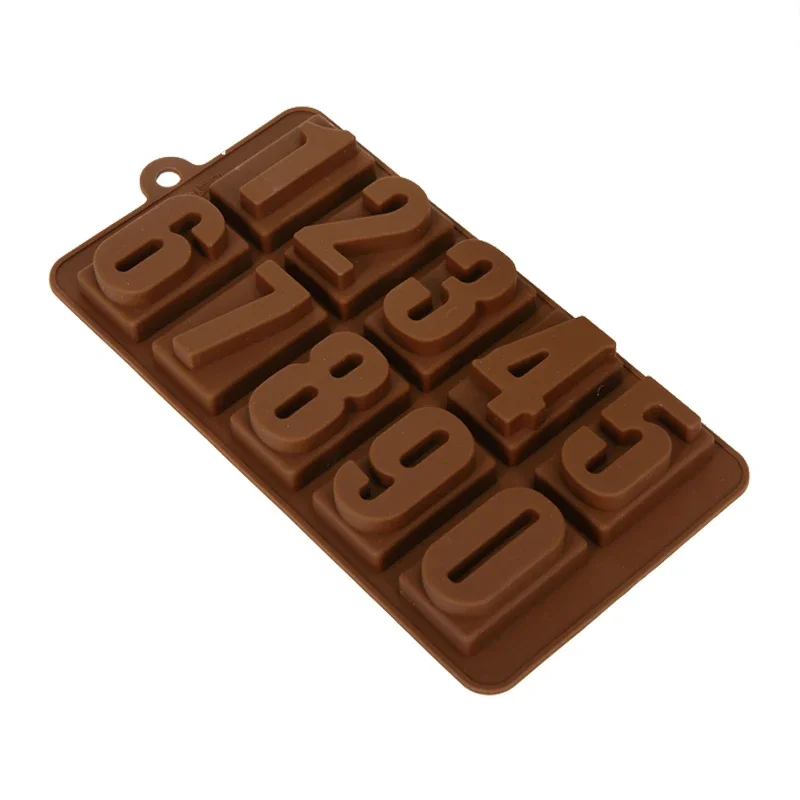 Silicone Chocolate Mold 26 Letter Number 3D Chocolate Baking Tools Non-stick Silicone Cake Mold Jelly And Candy Mold 3D Mold DIY