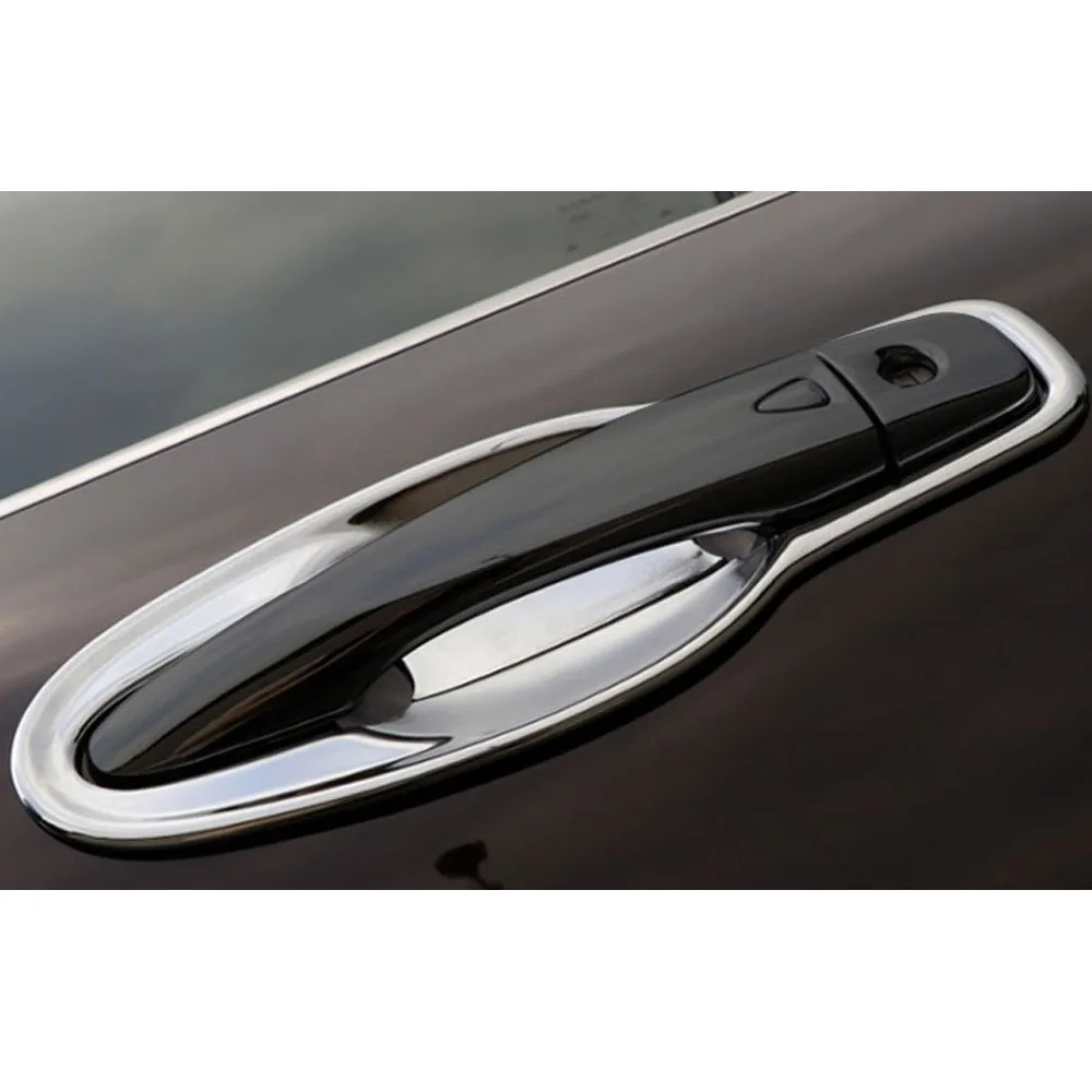 Car Cover Detector Trim ABS Chrome Armrest Handrail Hood Door Bowl Stick Lamp Frame For Renault Koleos 2017 2018 2019 2020 2021