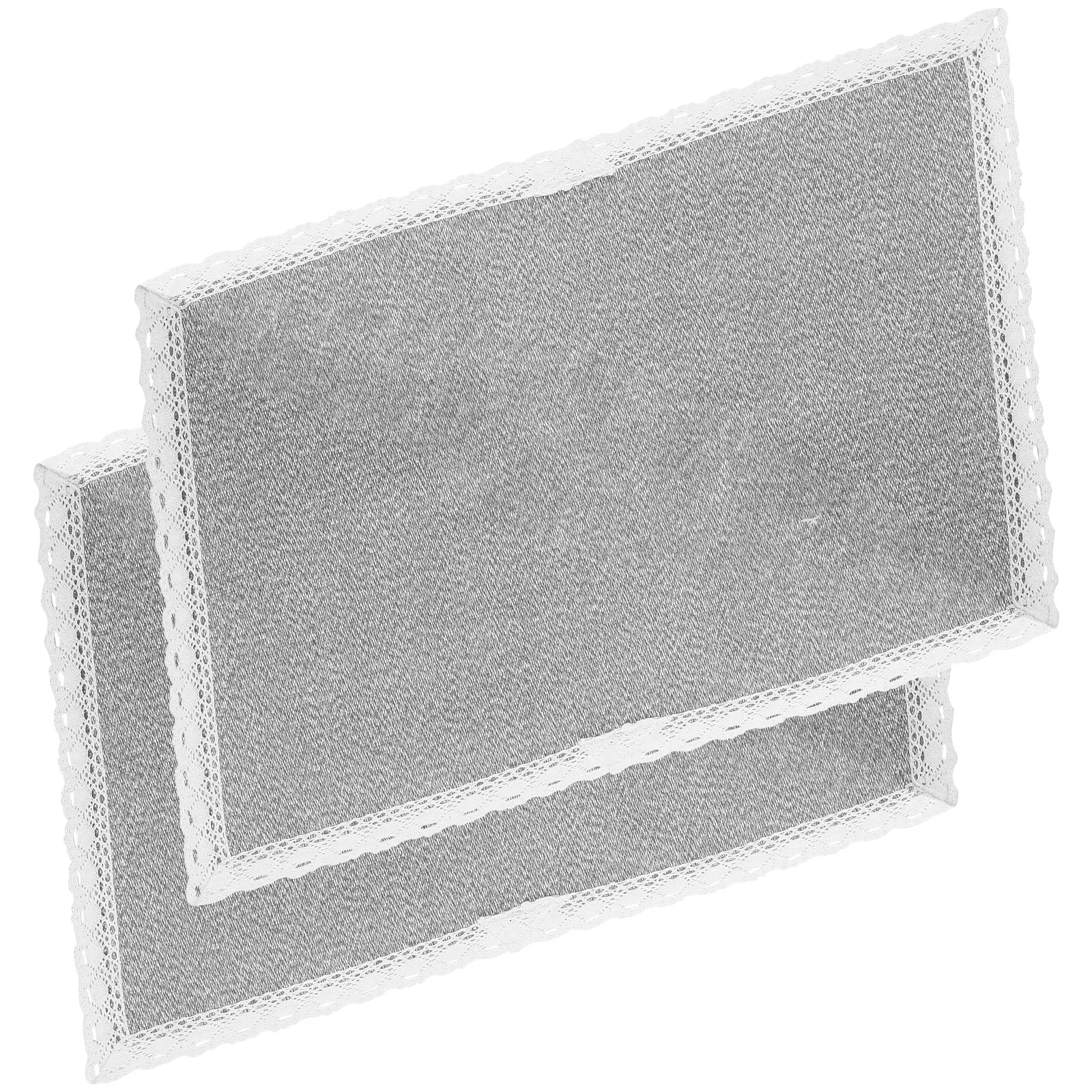 

2Pcs Non-Slip Linen Sofa Armrest Cover Water Stain Scratch Resistant Arm Protectors for Living Room Bedroom Couch Armchair