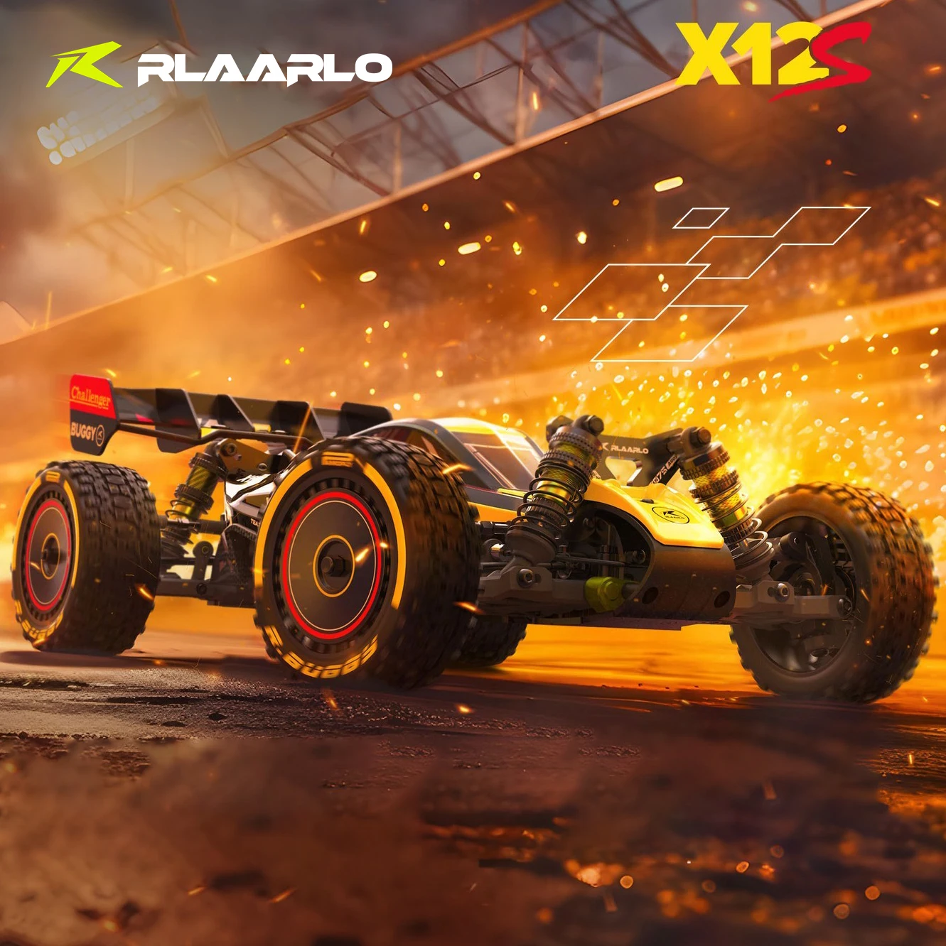 Rlaarlo X12s 1/12 Brushless 80km+ Rc Car High-Speed Rtr Off-Road Aluminum Chassis Race Car For Boys Toys New Year Gift