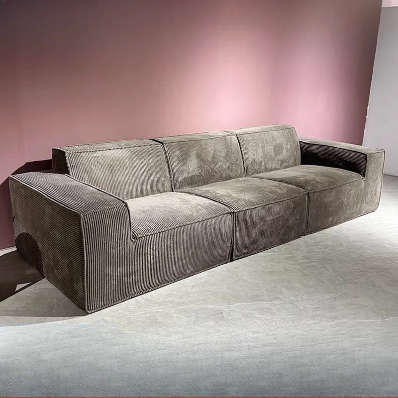 صف مستقيم ضغط أريكة 3 مقاعد صالة الحديثة الشمال أريكة استرخاء مصمم كرسي غرفة نوم الصالات أثاث غرفة المعيشة #1