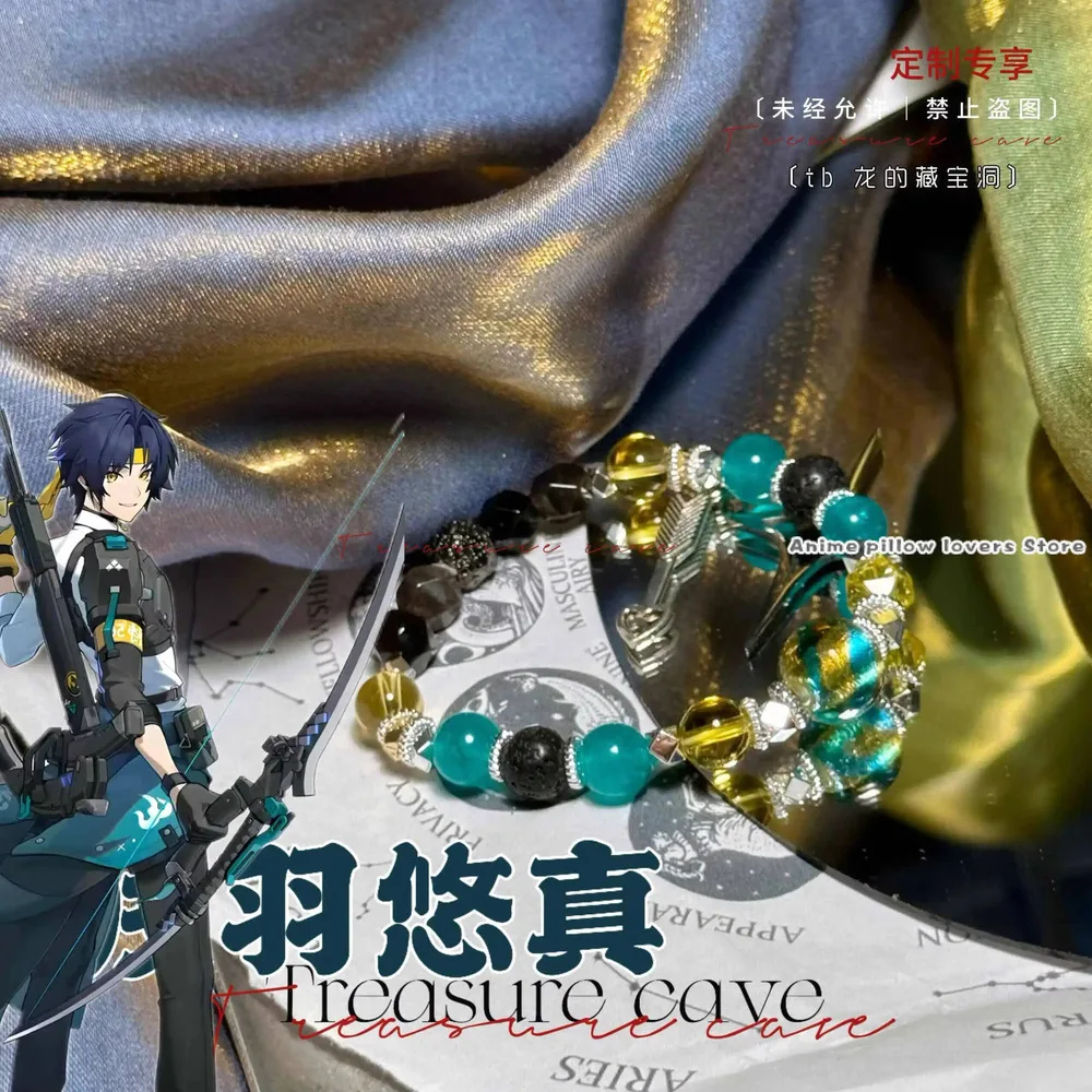 

Original Anime Asaba Harumasa Zenless Zone Zero Handmade Bracelet Strings Cosplay Hand Ornament Chain Accessories Jewelry