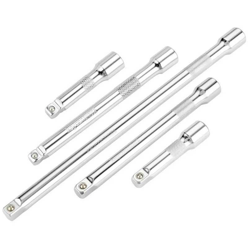 3pcs Socket Extension Bar Set 1/4" 3/8" 1/2" Drive Long Extension Rod for Ratchet Wrench Automotive Repair Tool Accessories
