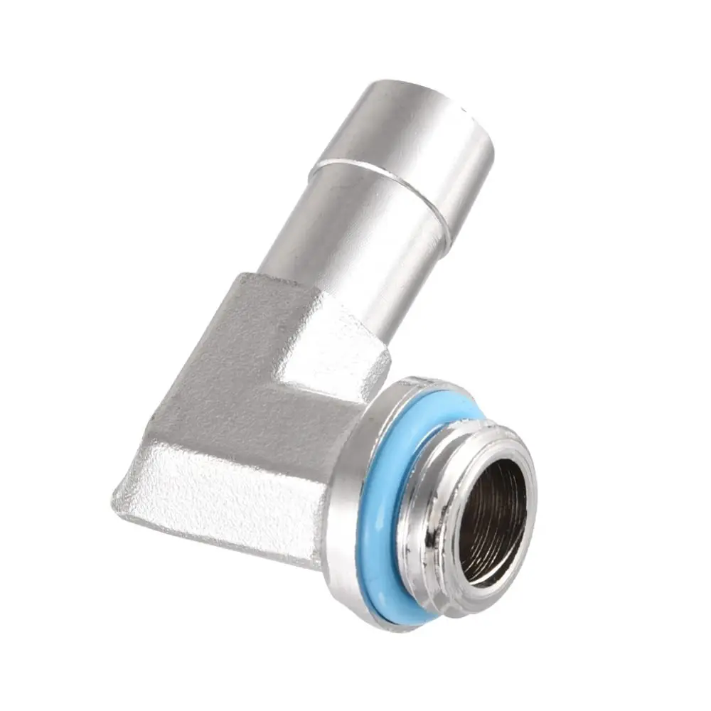 2PCS Durable G1/4 Thread Water Cooling Adapter 90 Degree 9mm/11mm Hose Adapter Hose Connector Computer Water Cooling