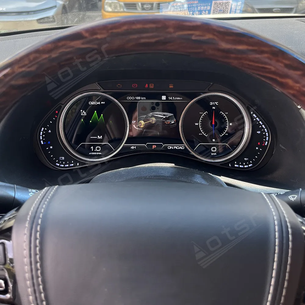 

Car LCD Digital Cluster For Nissan Patrol Armada Y62 2015-2021 Dashboard Virtual Cockpit Instrument Auto Speed Meter Ai Screen