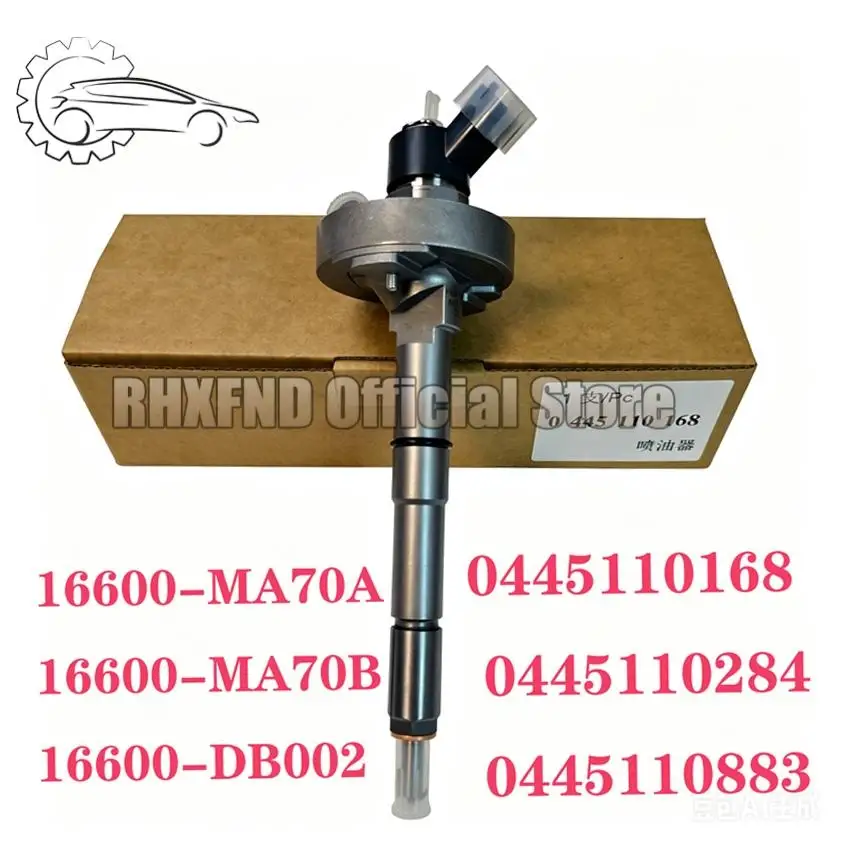 16600-MA70A 16600-MA70B 0445110168 0445110284 0445110883 Fuel Injector Assembly Suitable for ZD30 NI-SSAN PA
