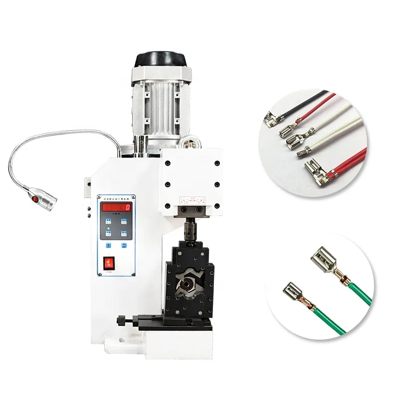 TR-ZT2000  Quiet Semi Automatic Terminal Crimping Machine 4500 Times/Hour Cable Wire End Terminal Crimping Machine
