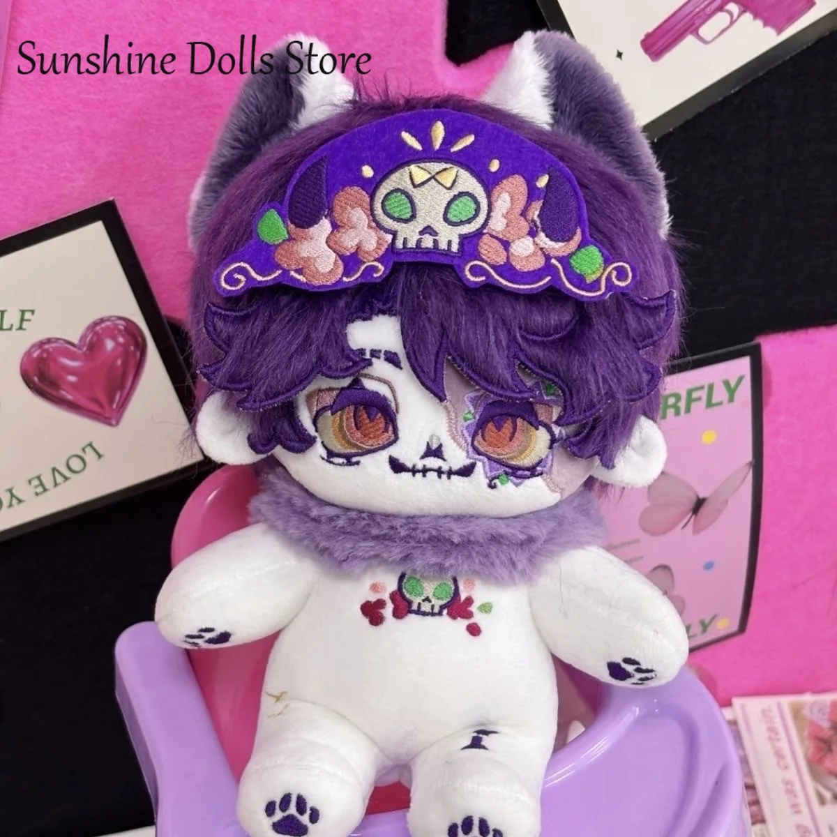 

Identity V Norton Campbell Prospector Anime Plush Doll Body Dress Up Clothes Plushies Stuffed Toys Figures Birthday Gift 20cm