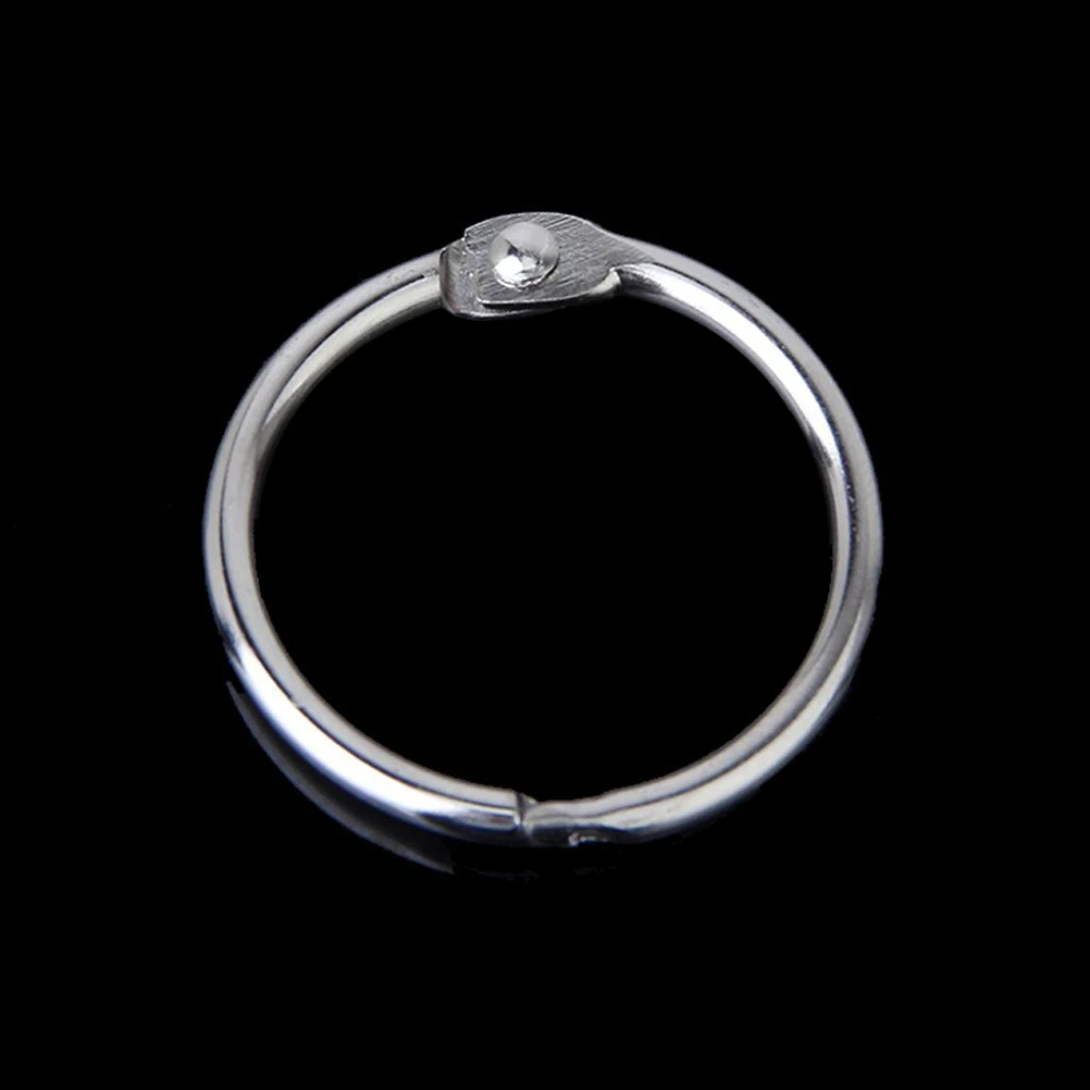 

10 Pcs Ring Album Closure 65mm Articulated Rings Round Buckle for Silver Scrapbook