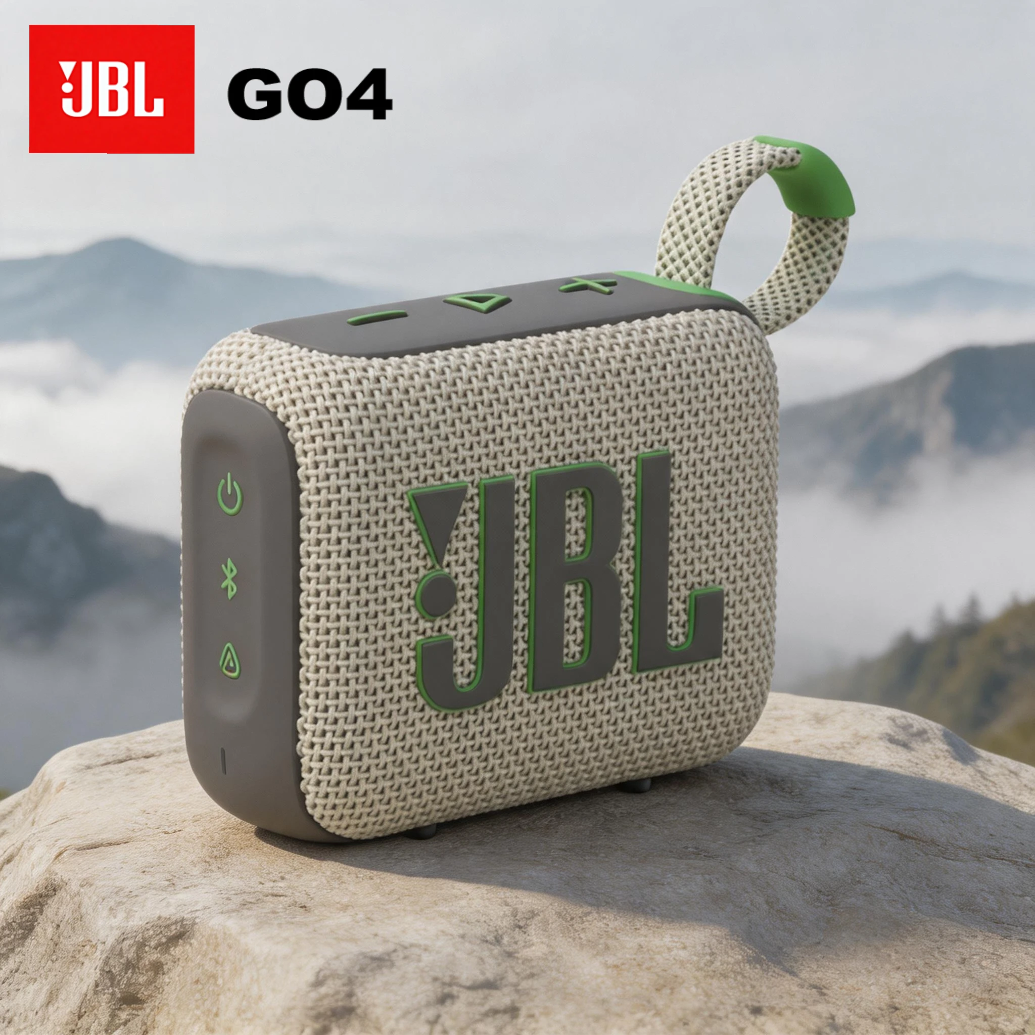 Altavoz Inalámbrico JBL Go 4 con Baja Latencia a Nivel de Milisegundos, Sonido Estéreo con Sincronización Perfecta de Voz, Ideal para Juegos y Entretenimiento Diario