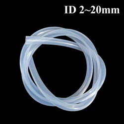 1/5M Food Silicone Hose Transparent Flexible Silicone Tube Diameter 2 4 5 6 7 8 9 10 11 12 14 16mm Clear Tubes for Aquarium Pump