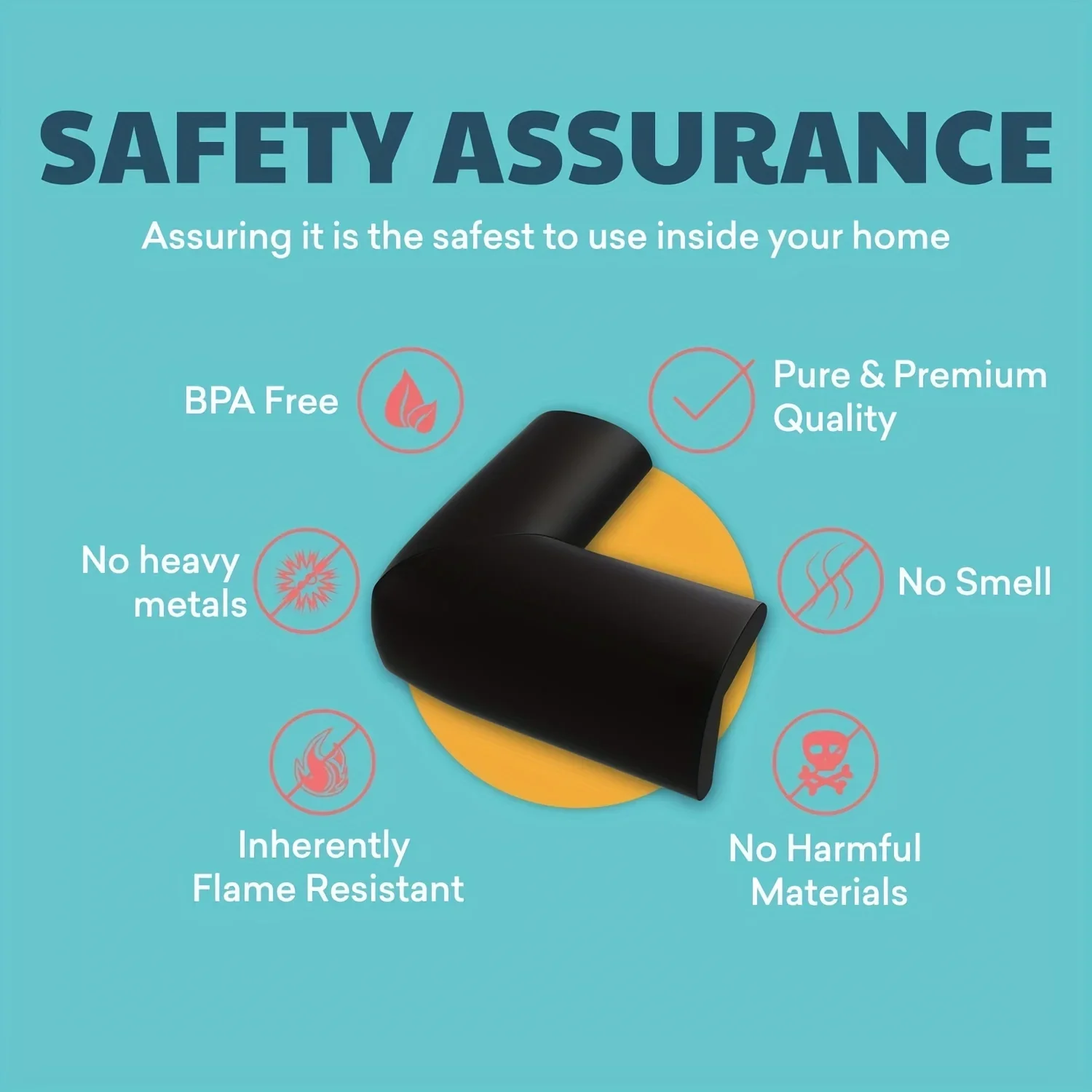 8 peças protetores de canto e protetores de borda de segurança macia para bebês-protetor de canto de mesa pré-agarrado, suprimentos de segurança infantil