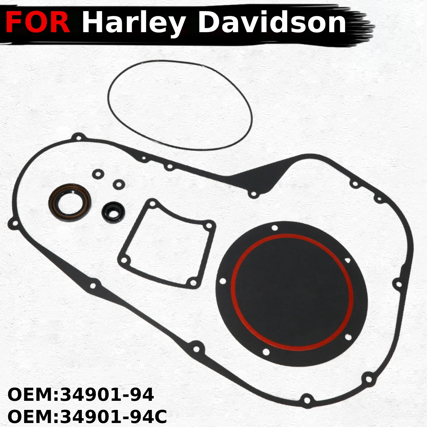 

Комплект прокладок основной крышки сцепления Moto для Harley Davidson Touring Electra Glide Classic Road King Ultra OEM: 34901-94 / 34901-94C