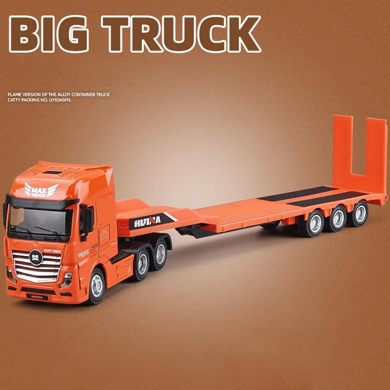 1:50 Longht Diecast Alloy Truck Toy Fuel Tank Car Car Model Removable Engineering Transport Container Lorry Vehicle Toy For Boy