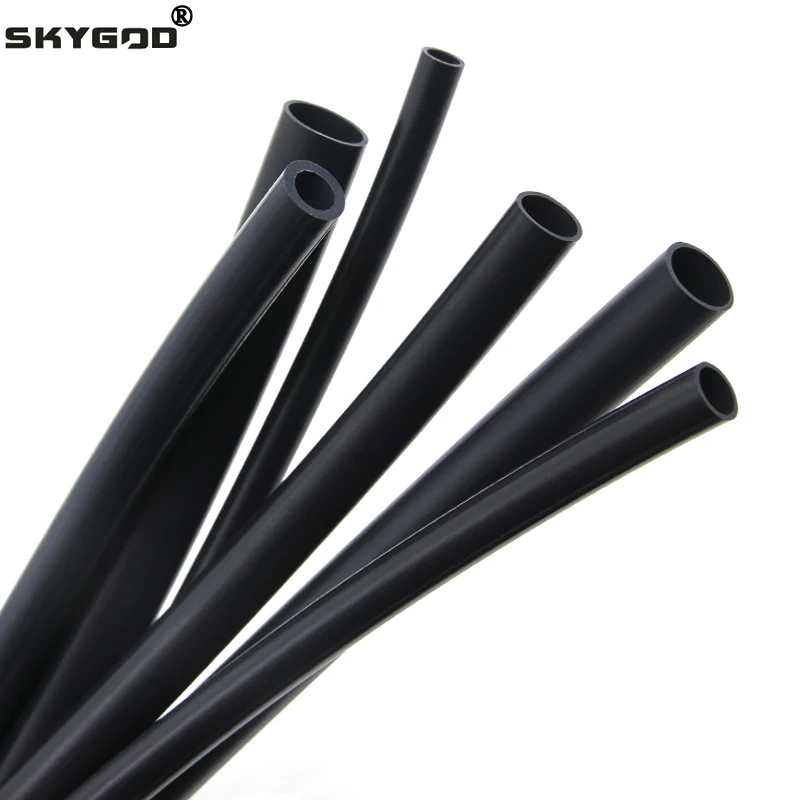 1 ~ 10 m rura PTFE Wąż izolowany FEP Czarny ID 0,5 1 2 2,5 3 4 5 6 7 8 10 mm Wytłaczarka J-head Sztywna rura 600 V do części drukarek 3D