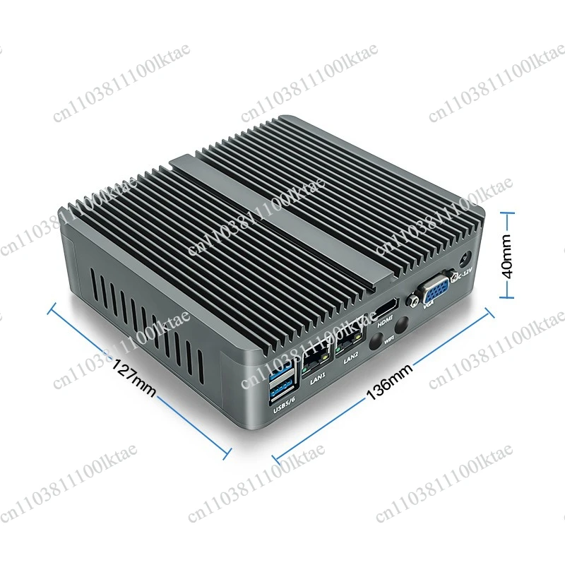 J1900 Fanless  Micro Host Waterproof, Dustproof, Shockproof and High Temperature Resistant Industrial Control Computer