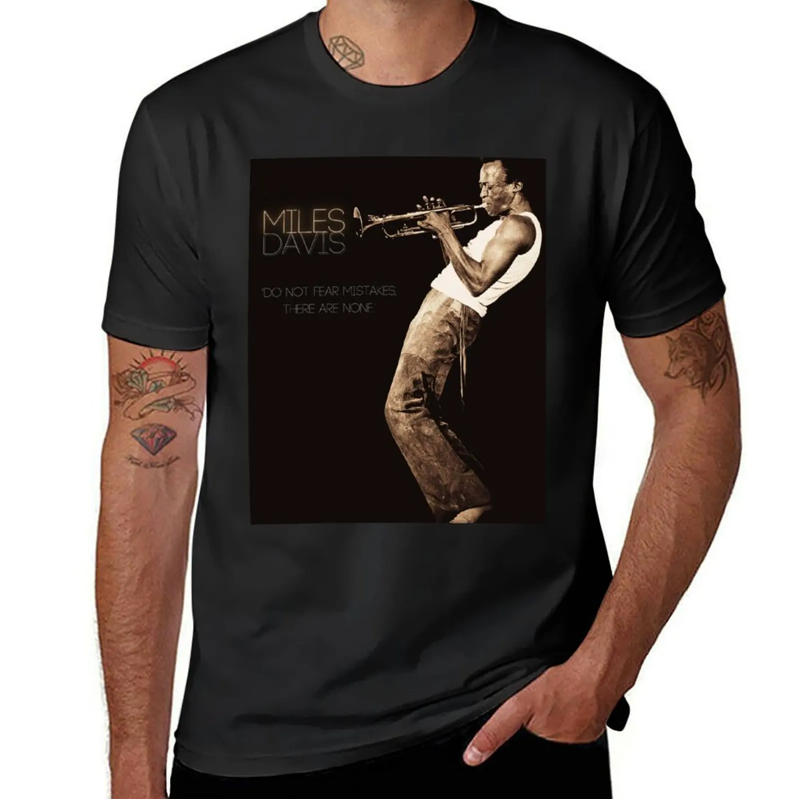 MILES DAVIS T-Shirt kawaii clothes blacks customs t shirts for men