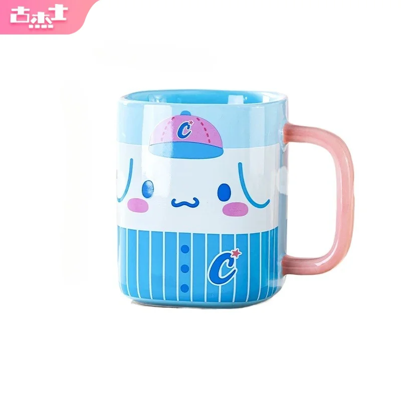 

For Sanrio Pochacco Ceramic Mug Cartoon Cute Square Cup Home Water Milk Mug Office Coffee Chilled Juice Cup Girl Holiday Gift