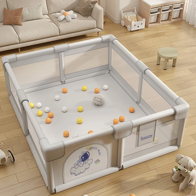 

Baby Playpen Play Yard Safety Gate Indoor Living Room Thick Crawling Mat Foldable Portable Toddler Fence Playpen for Baby