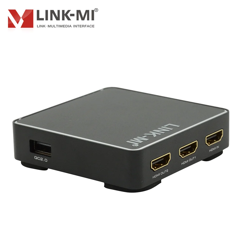 4K HDMI スプリッター 1 入力 2 出力 TV およびプロジェクター用 HDMI スプリッター デュアル モニター用 1080P HDMI スプリッター