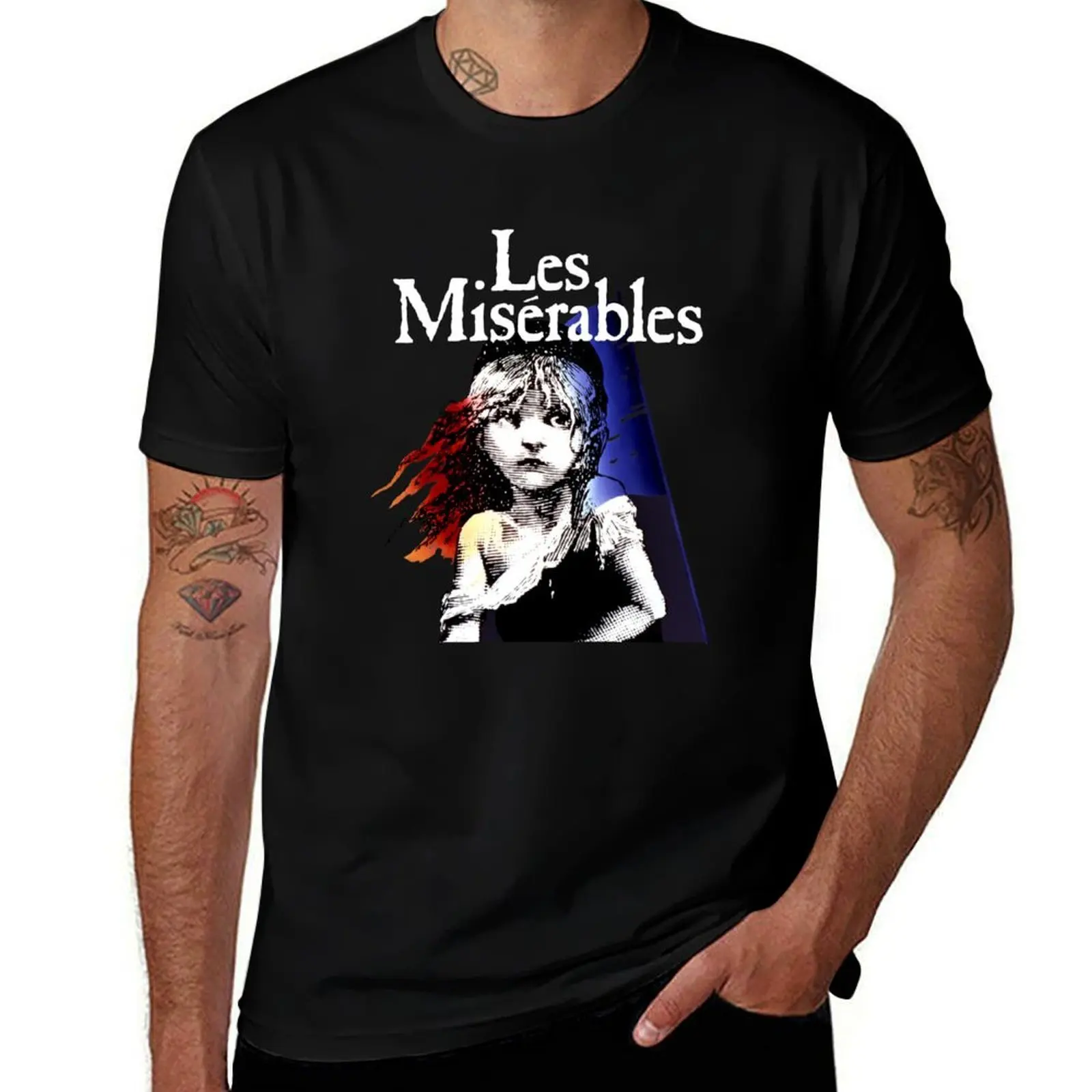 LES Miserables Design Soft Cotton T-Shirt t shirt man casual T-Shirt